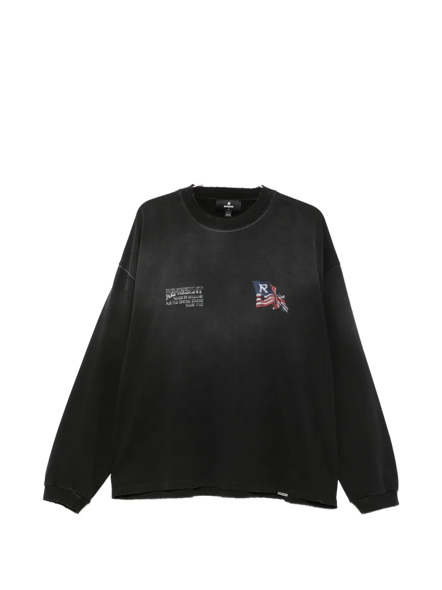 graphic-print long-sleeve T-shirt 1