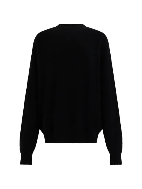 ribbed-knit crew-neck sweater