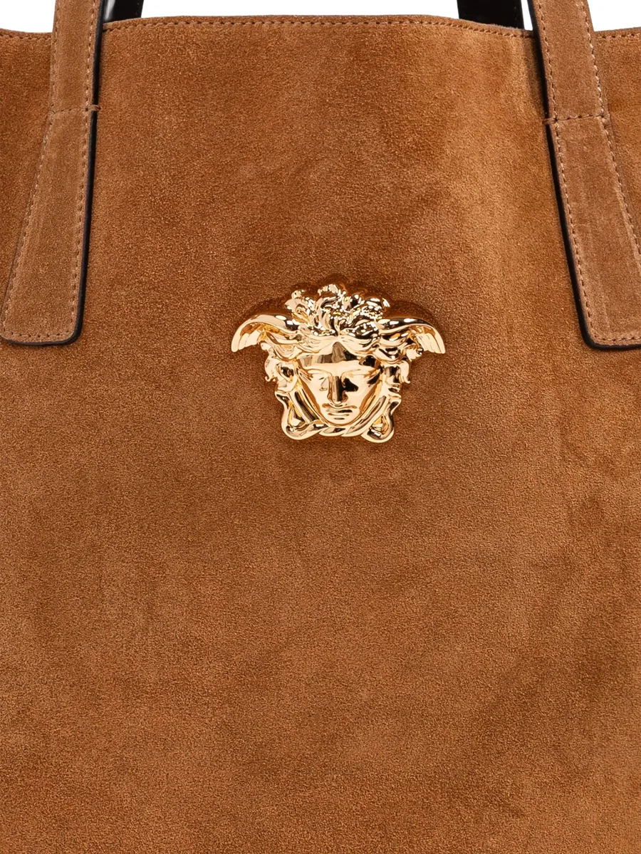 La Medusa suede tote bag 5
