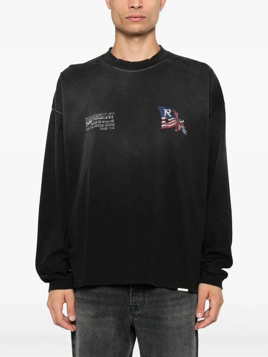 graphic-print long-sleeve T-shirt 4