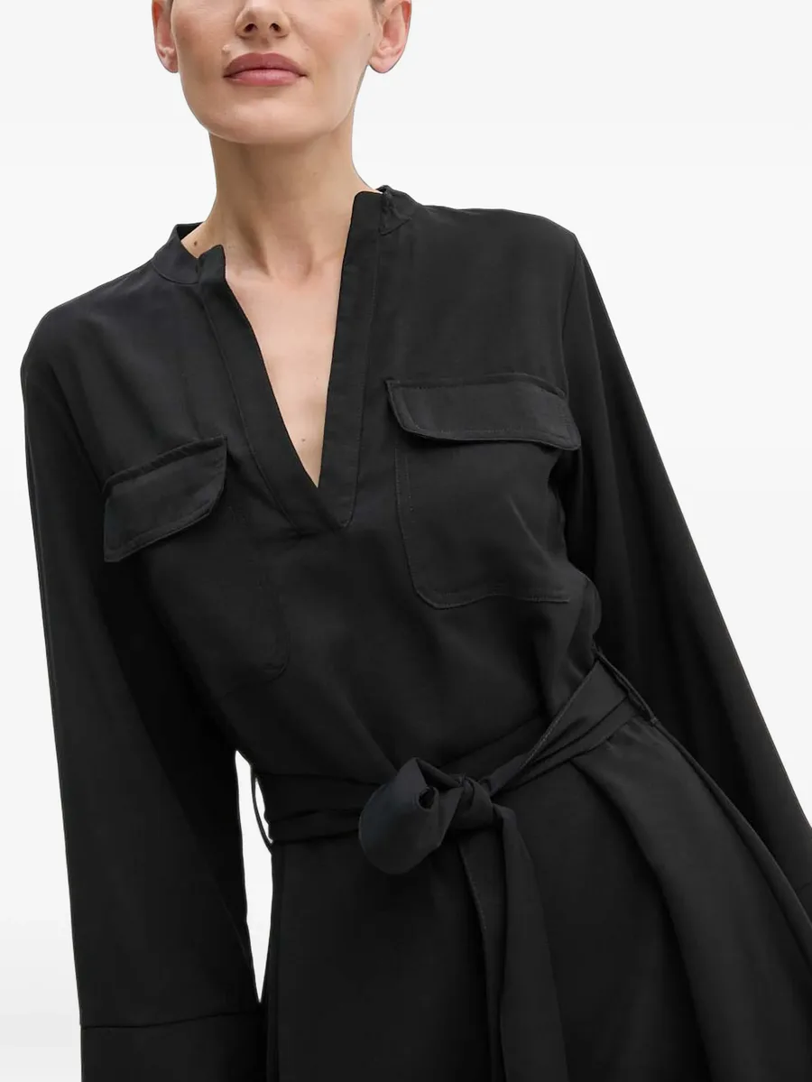 Reimba belted flap-pocket mini dress 4