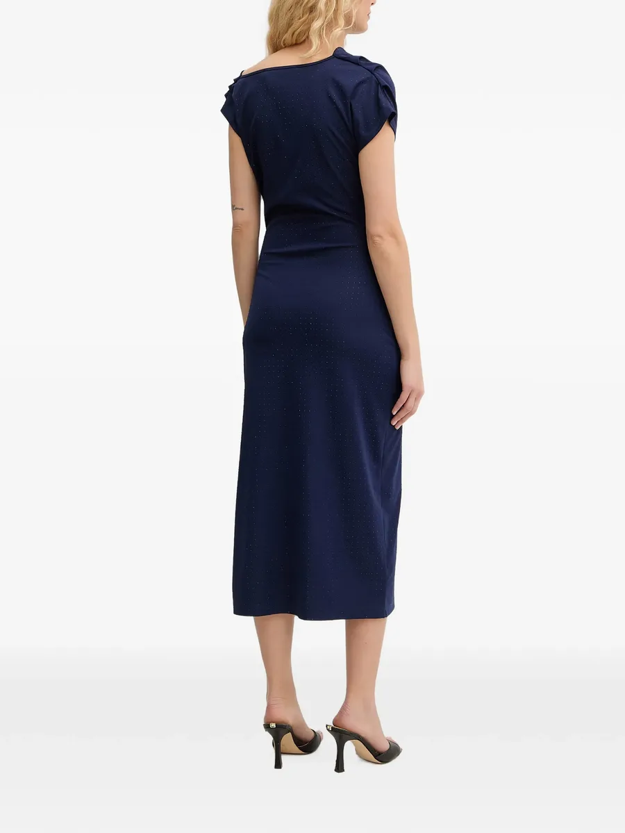 crystal-embellished draped maxi dress 3