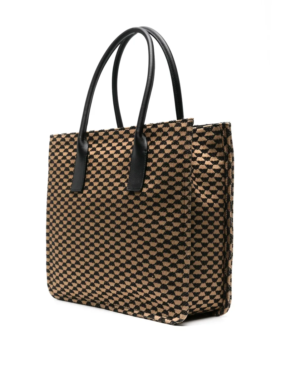 Bruna jacquard tote bag 6