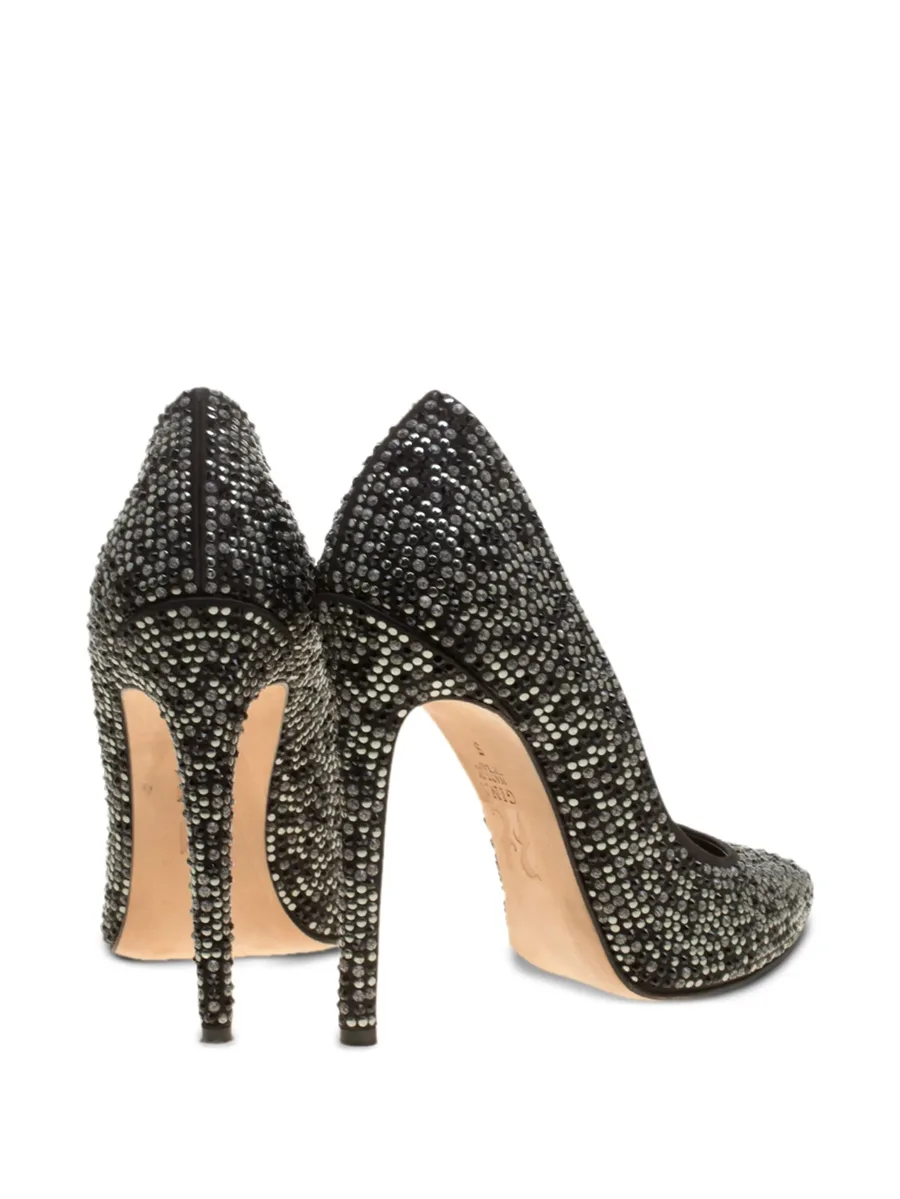 125mm crystal pointed-toe pumps 6