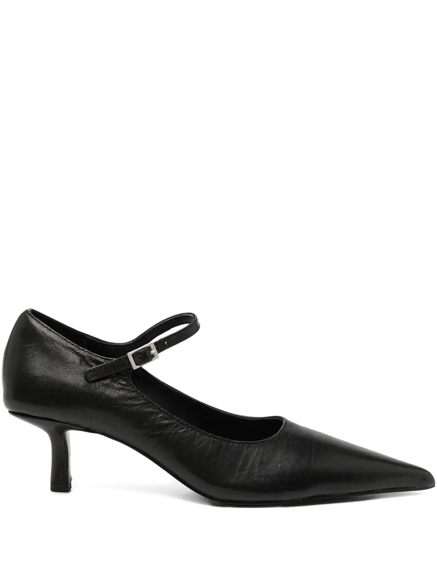 65mm leather pumps 2