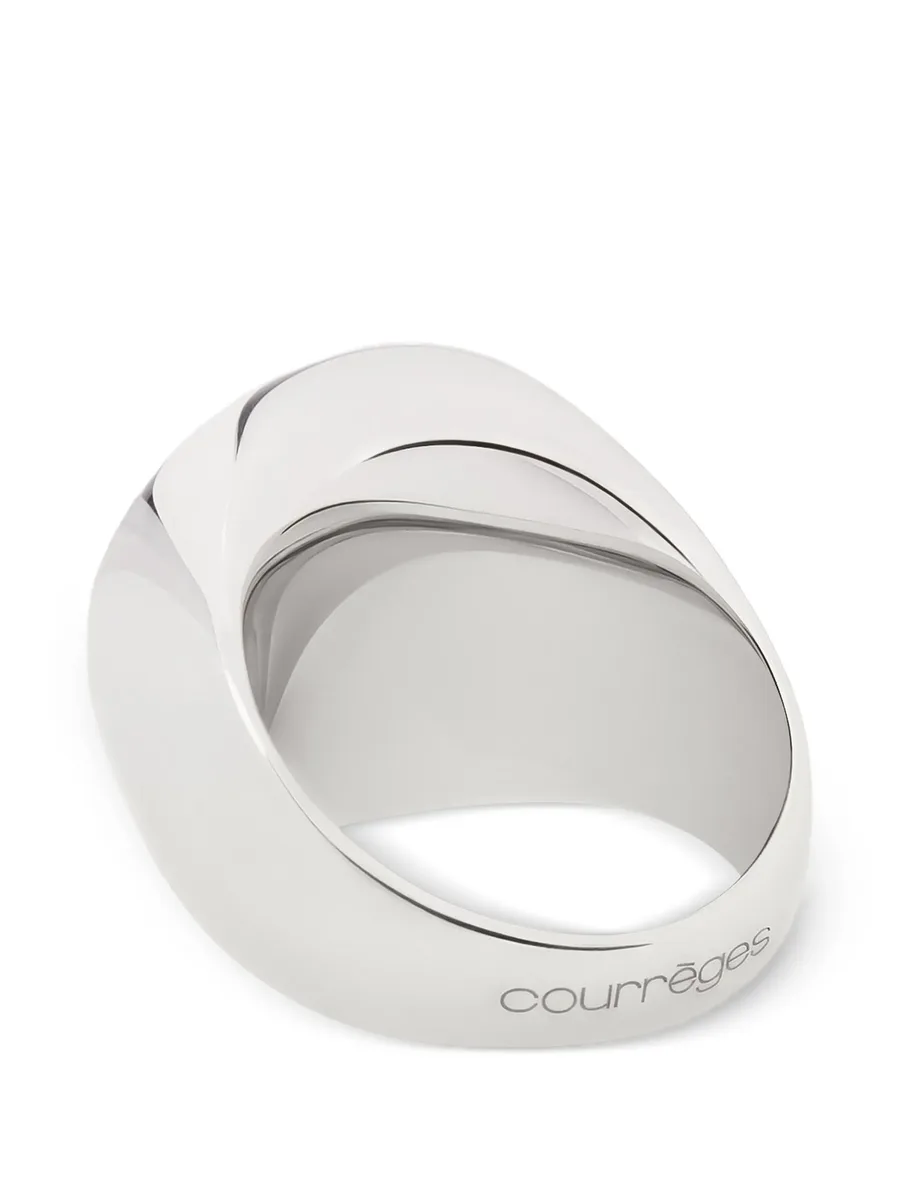 AC logo-plaque signet ring 3