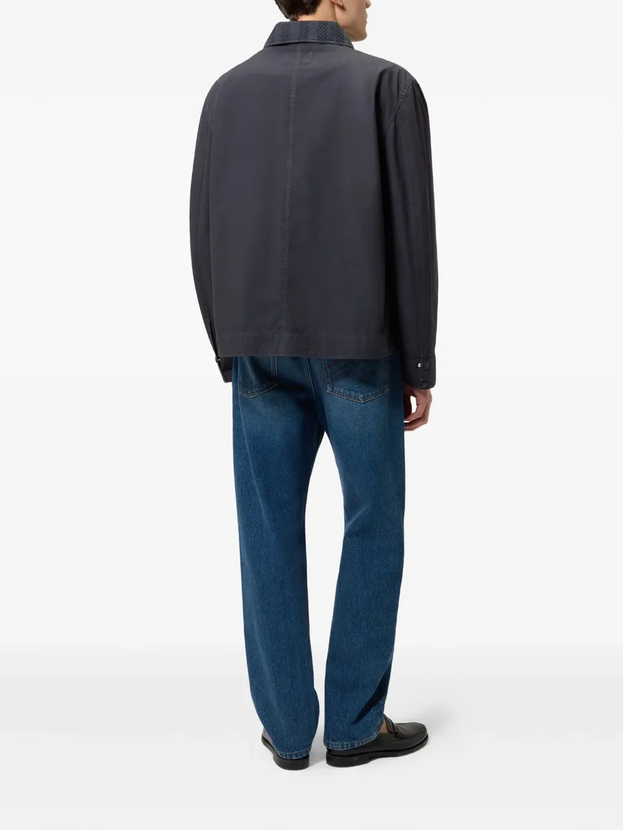 zigzag-collar overshirt 6