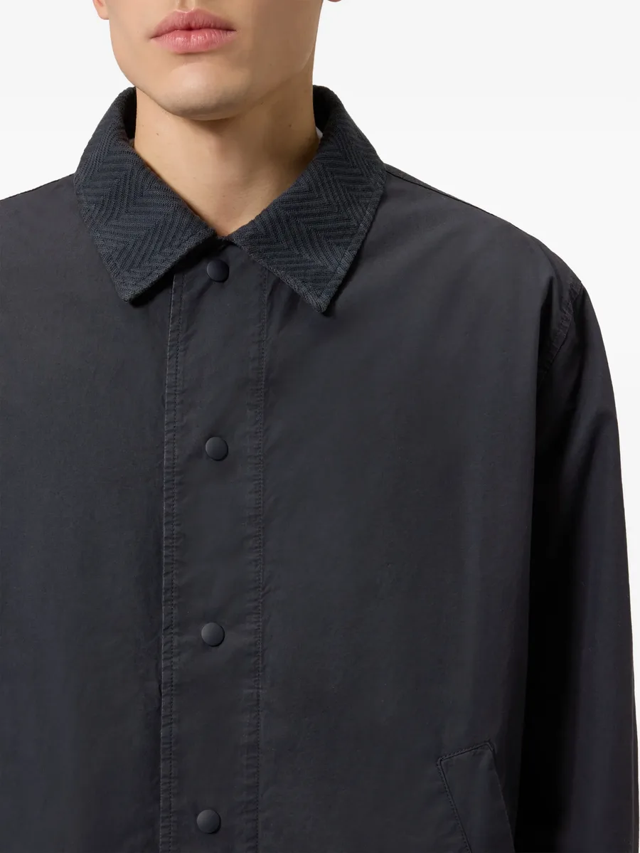 zigzag-collar overshirt 7