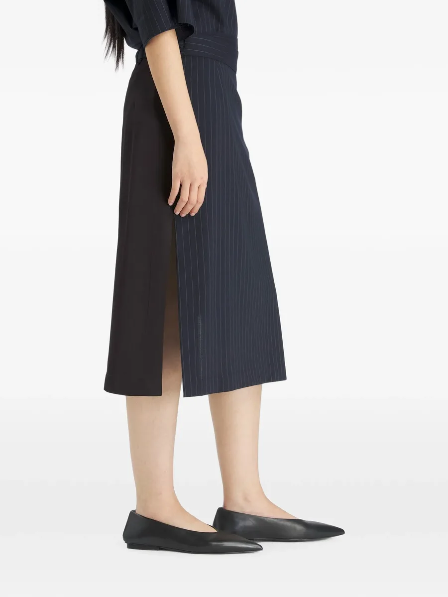 Lizzy patchwork wrap midi skirt 4