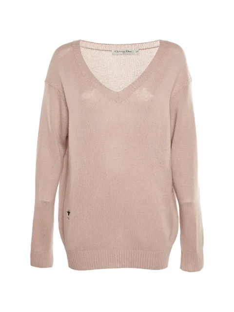 V-neck cashmere sweater