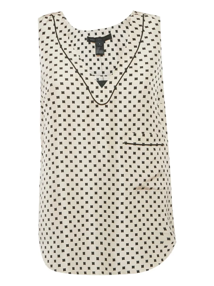 printed silk blouse 2