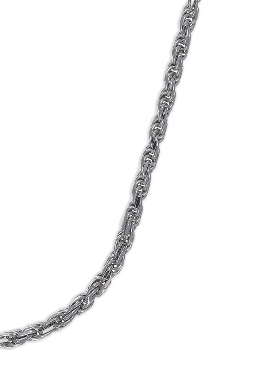 серебряное колье Rope 3