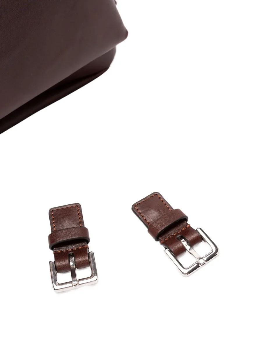 herringbone-pattern buckle-fastening backpack 13