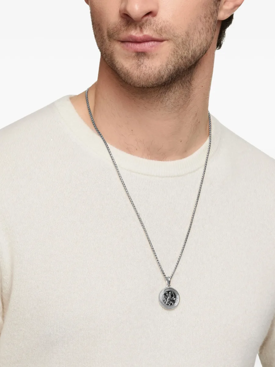 серебряная подвеска St. Christopher (34.5 мм) 3