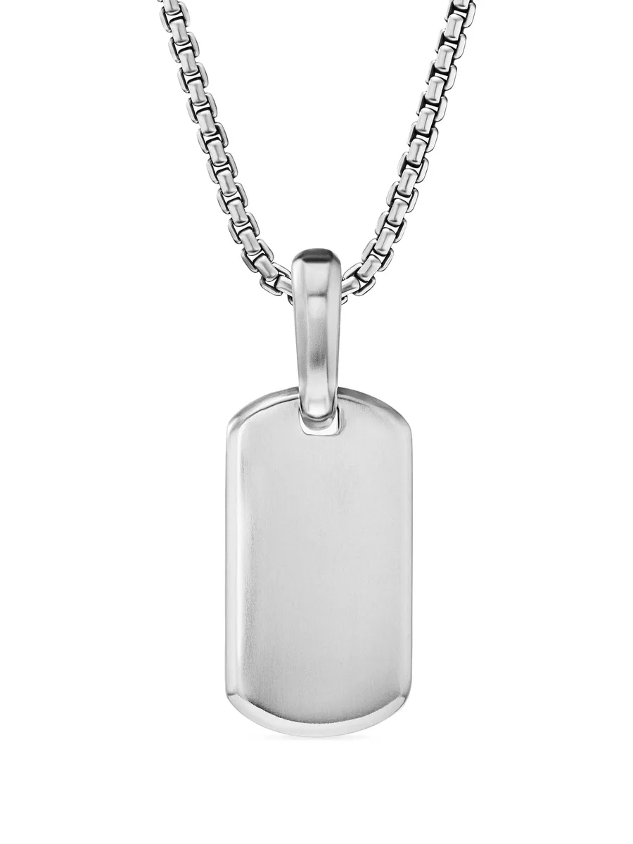 серебряная подвеска Chevron (21 мм) 1