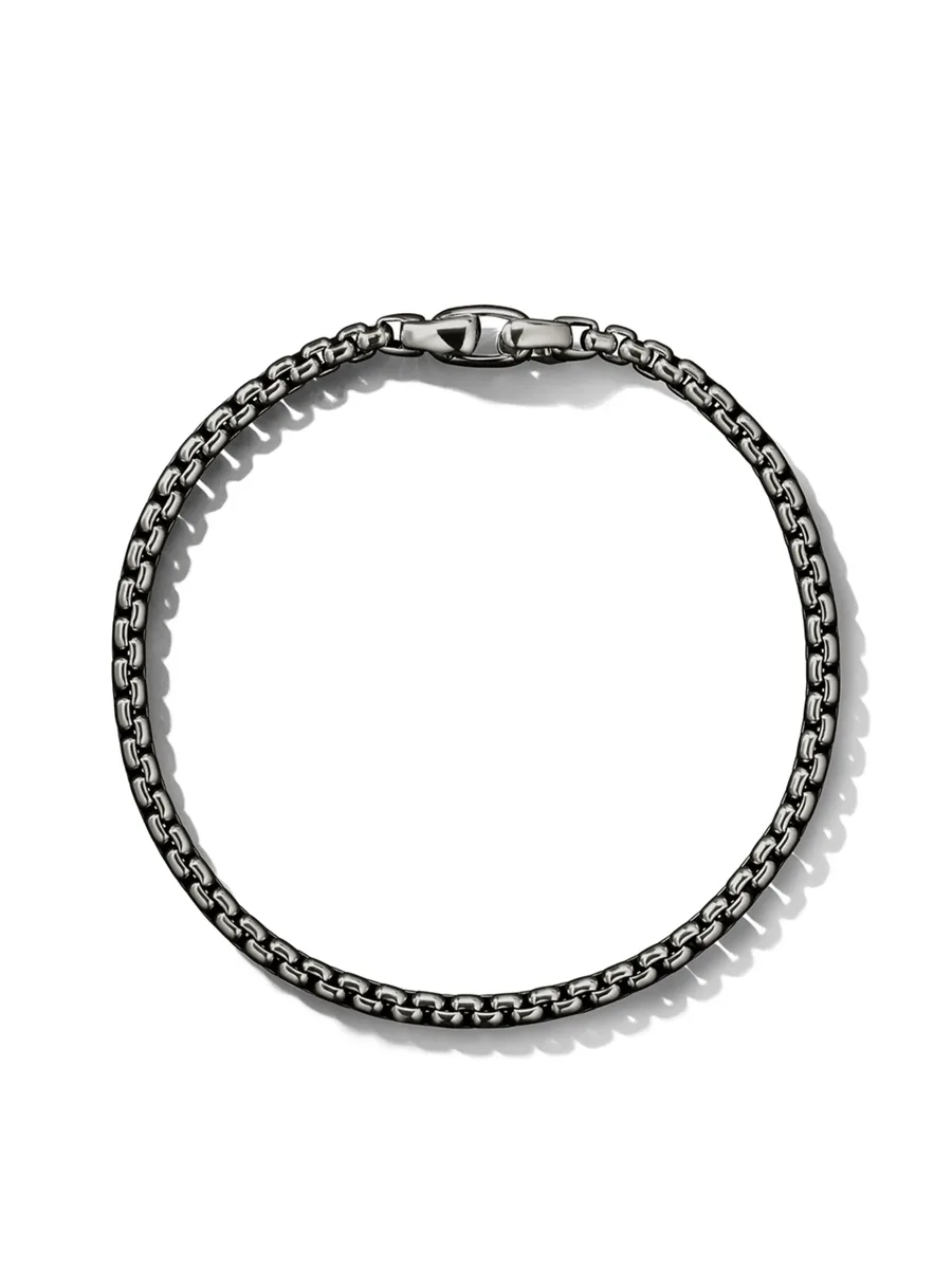 серебряный браслет Box Chain (4 мм) 1