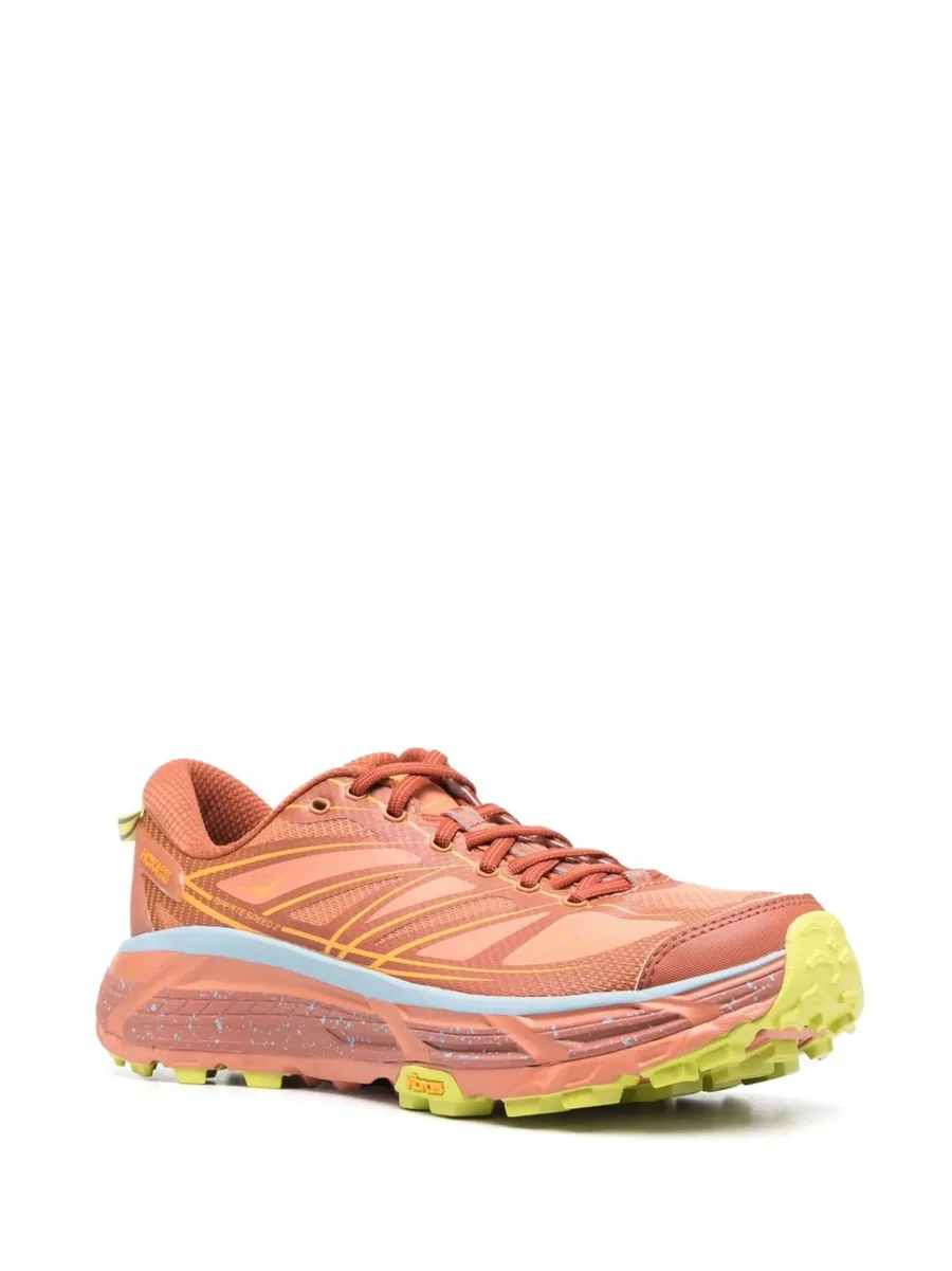 panelled lace-up sneakers 4