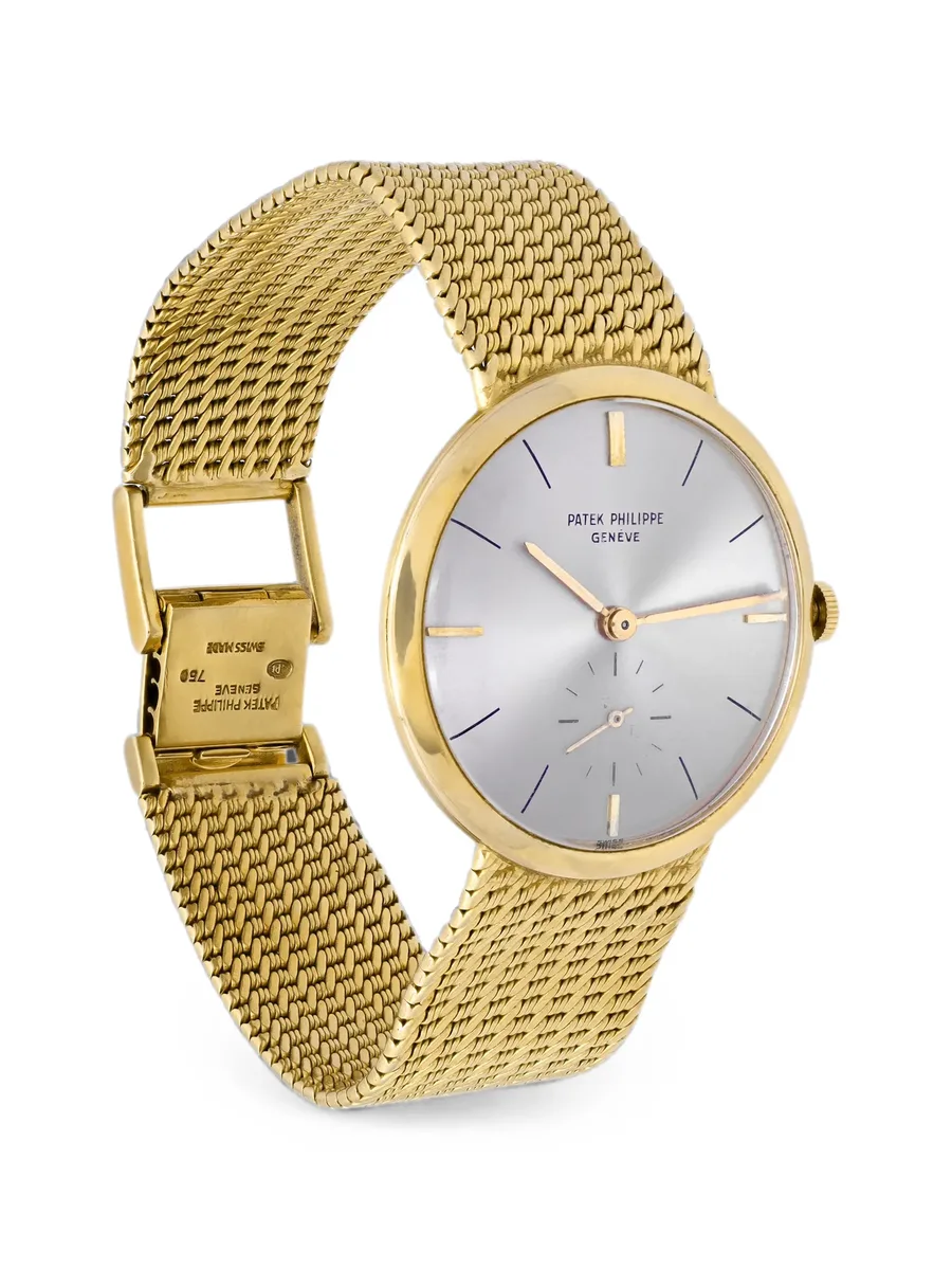 Calatrava mesh-bracelet 33mm watch 5