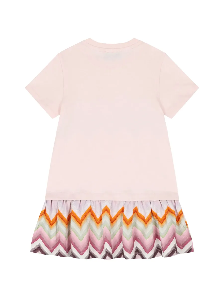 zigzag-print ruffled dress 2
