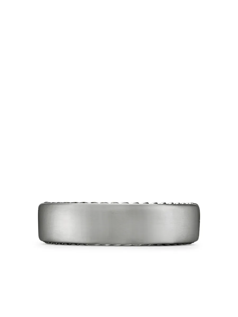 серебряное кольцо Streamline (6 мм) 9