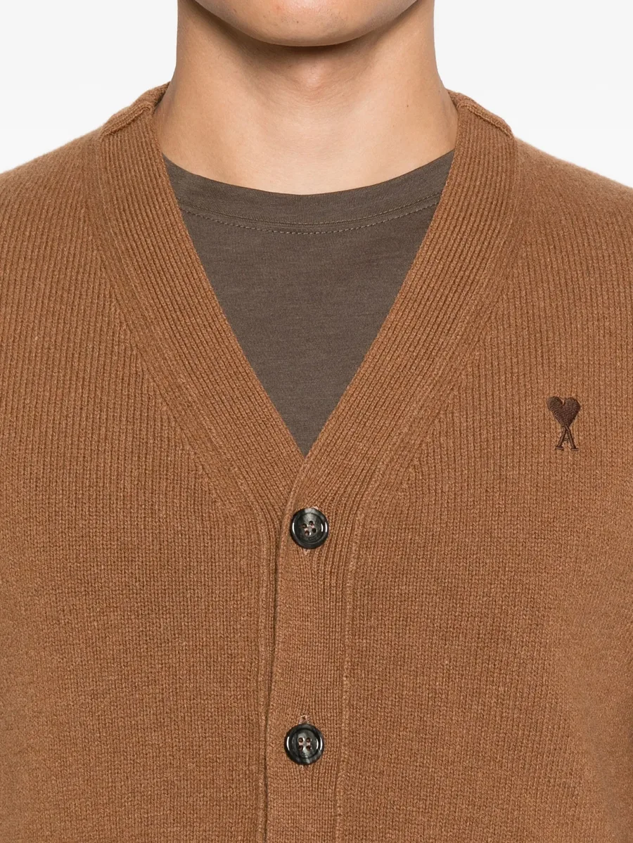 V-neck button cardigan 9