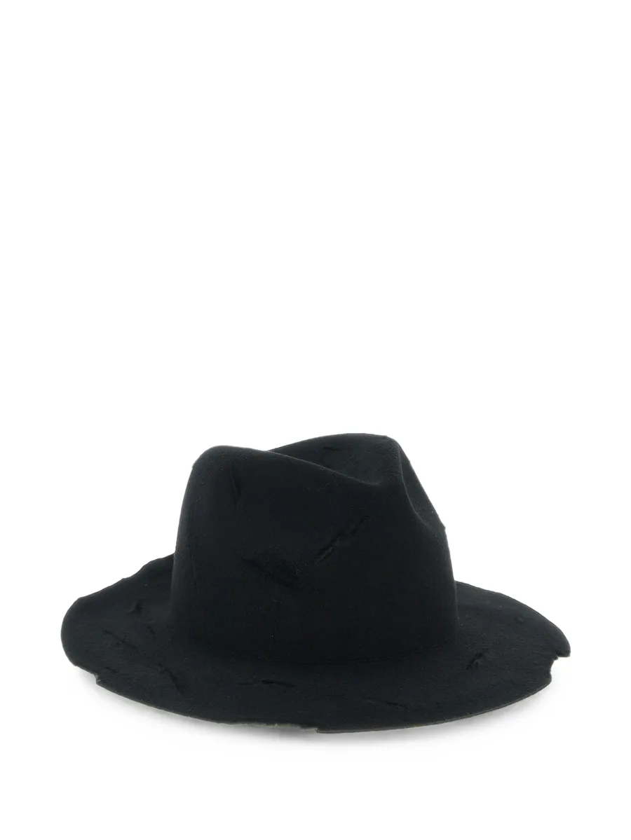 cut-out wool-felt hat 3
