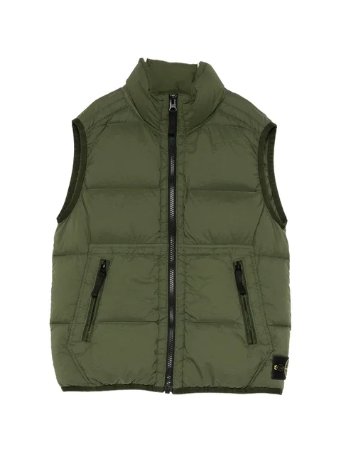 seamless tunnel quilted gilet