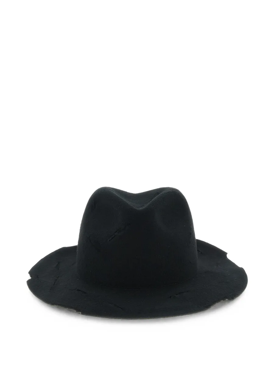 cut-out wool-felt hat 1