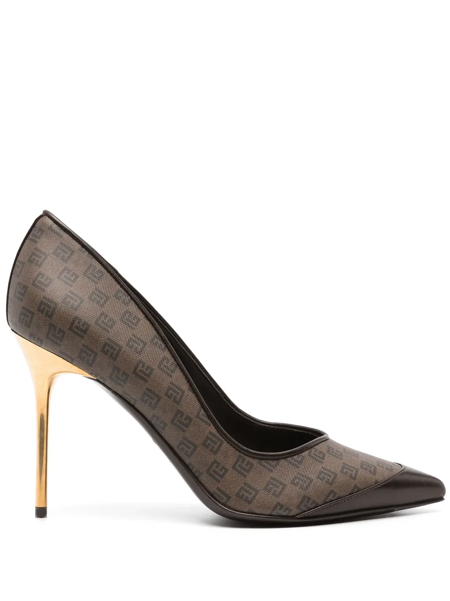100mm monogrammed pumps 2