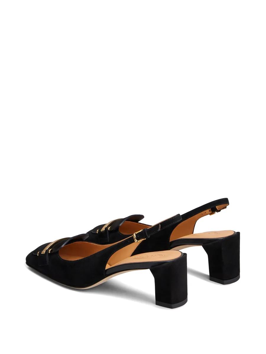 50mm suede slingback pumps 6
