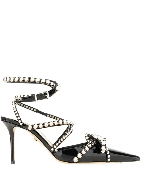 90mm stud-embellished pumps