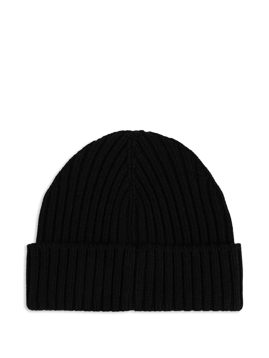 logo-embroidered beanie hat 3