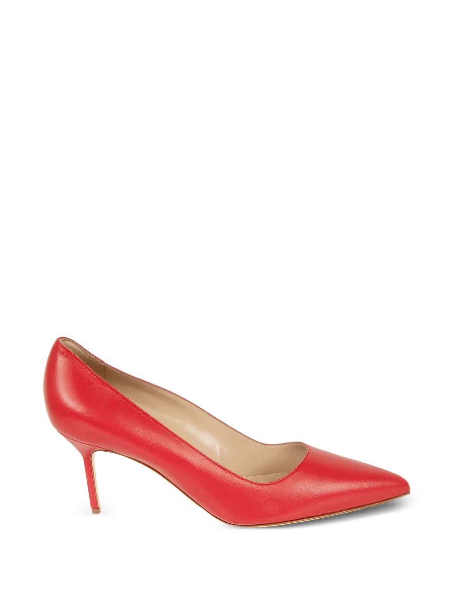 pointed-toe leather pumps 2