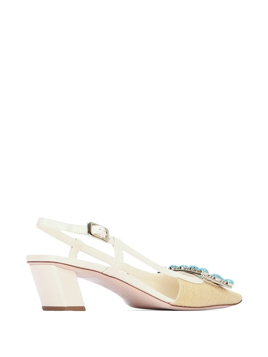 stone-embellished slingback pumps 6