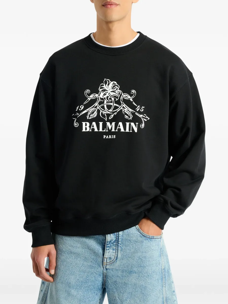 футболка с принтом Balmain Vine 7