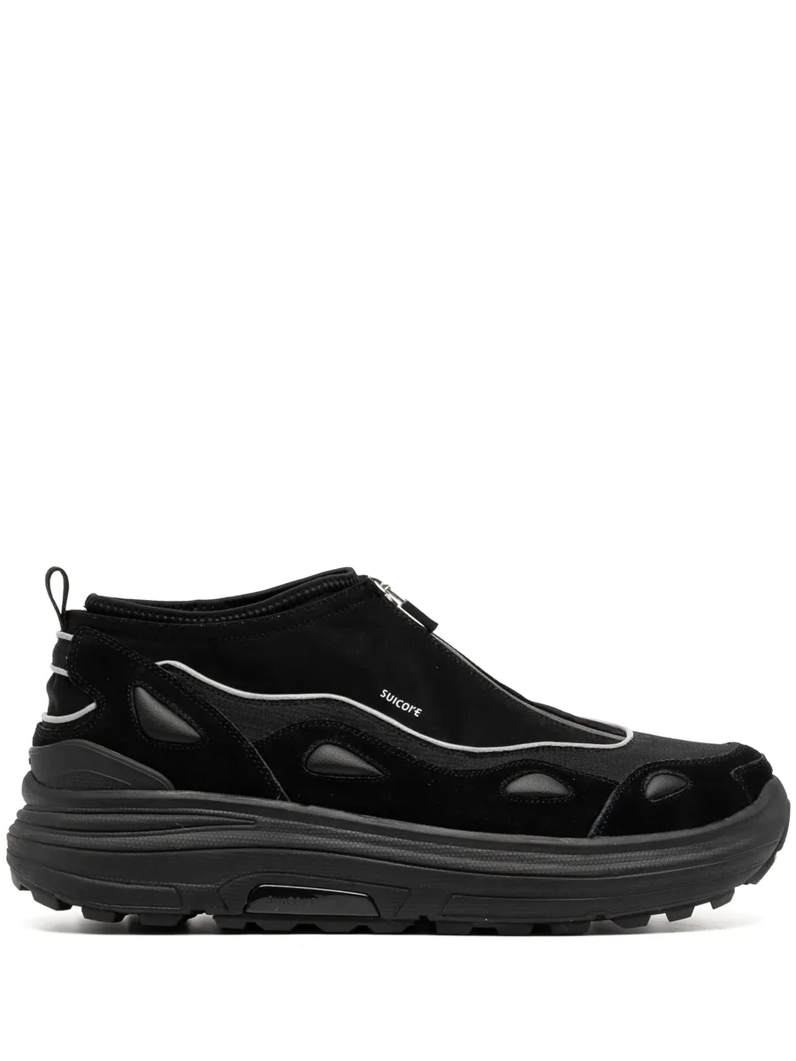 Akk-Zip panelled sneakers 1