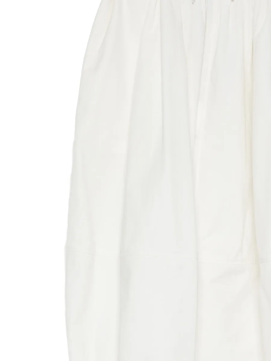 drawstring-waist gathered skirt 3