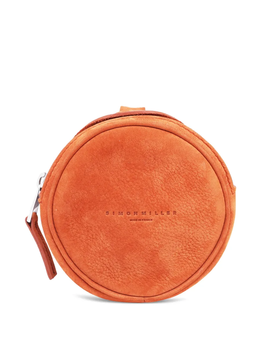 circle zip suede pouch 2
