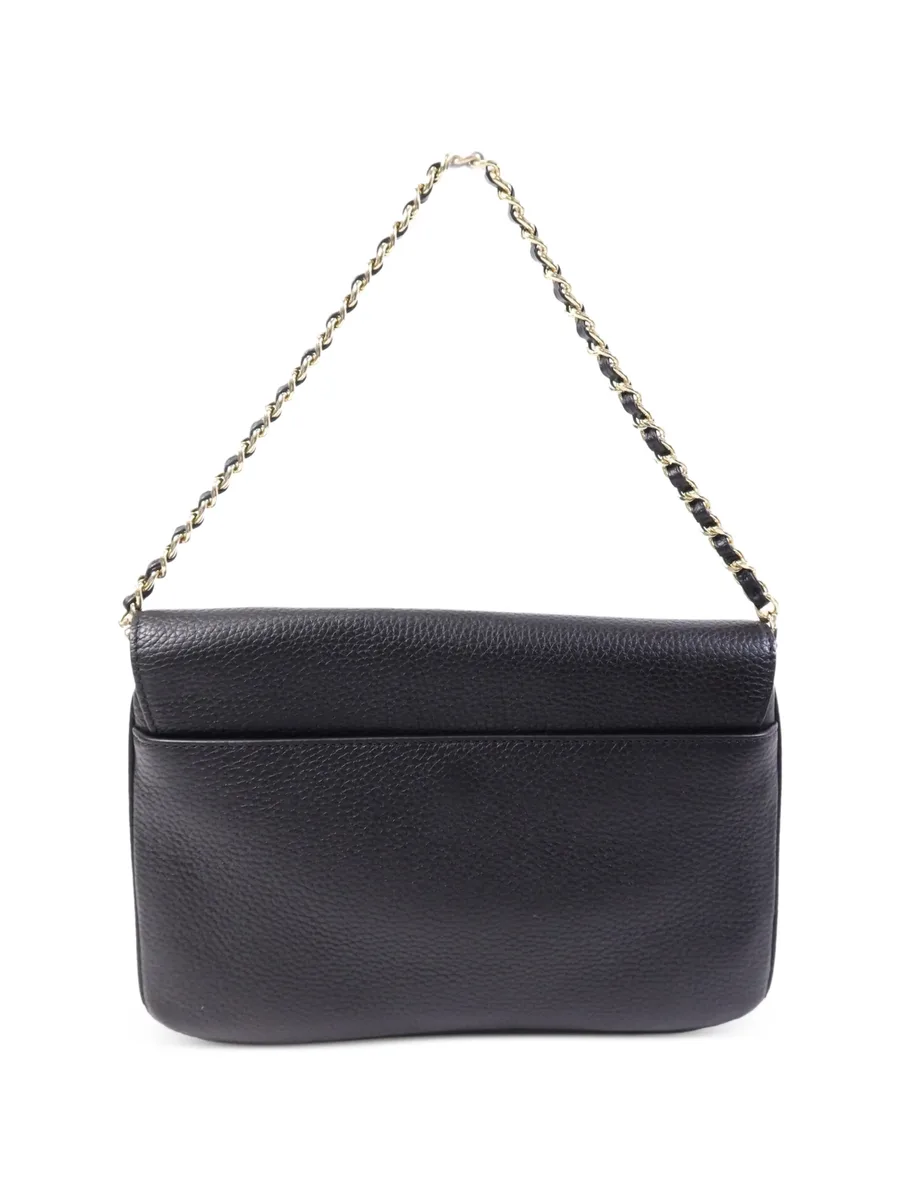 logo-embossed chain-link shoulder bag 3