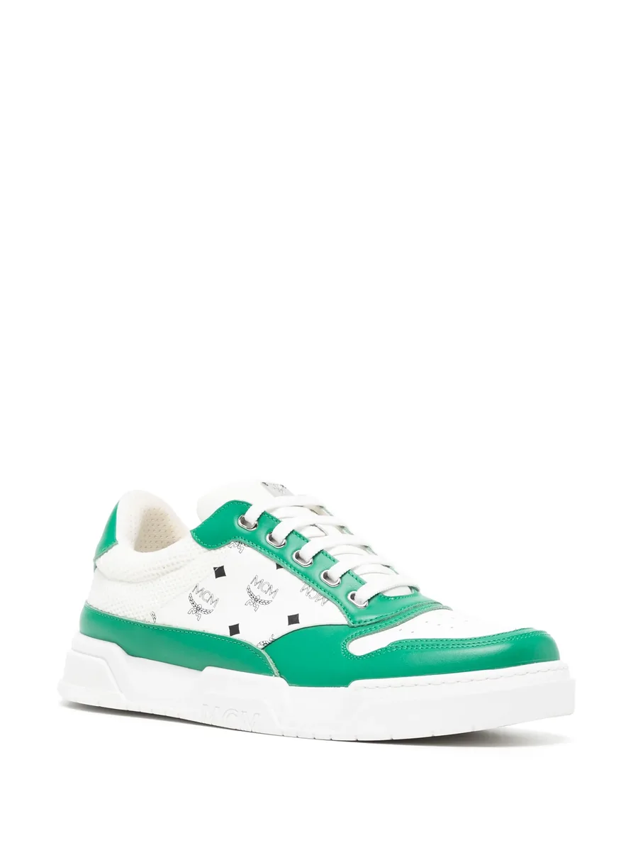 Skyward monogram-print low-top sneakers 3