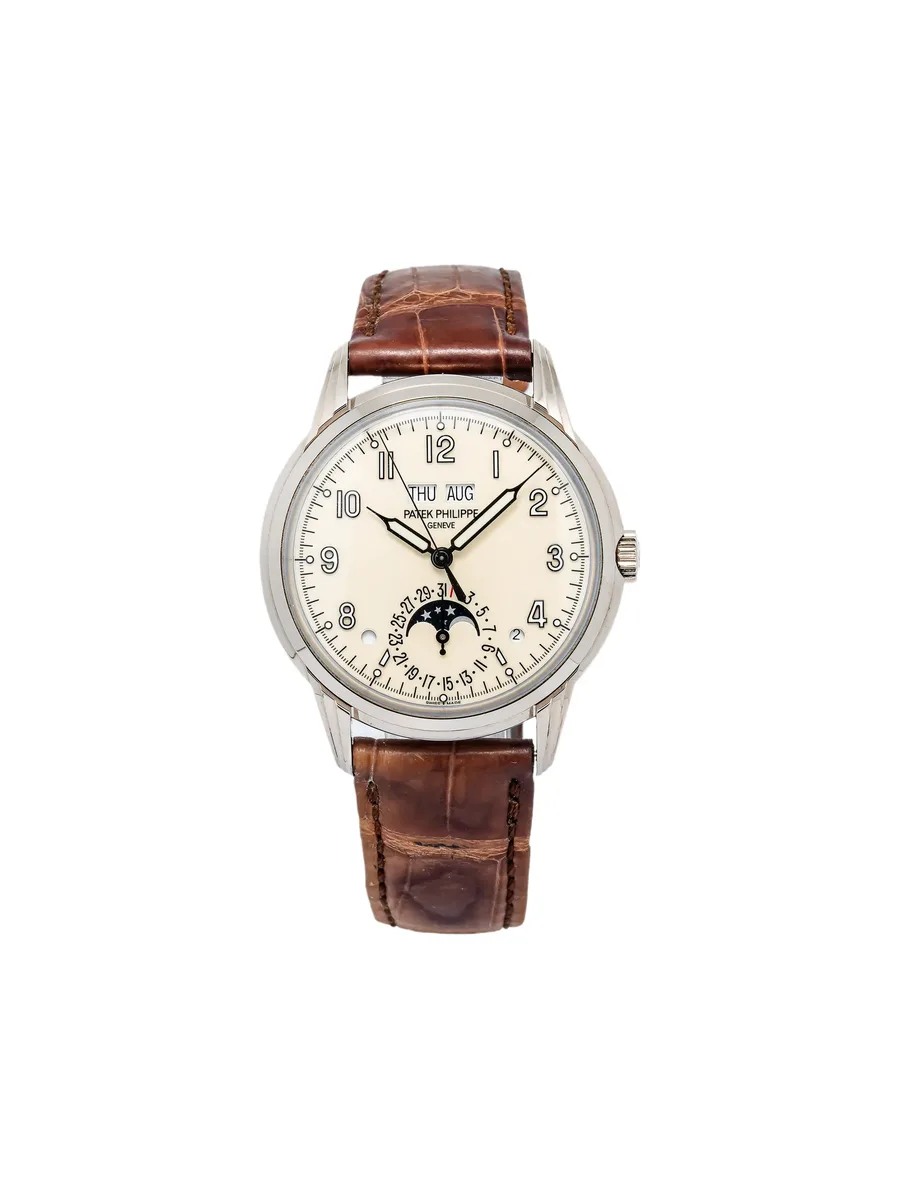 Cream Round 40mm Perpetual Calendar 1