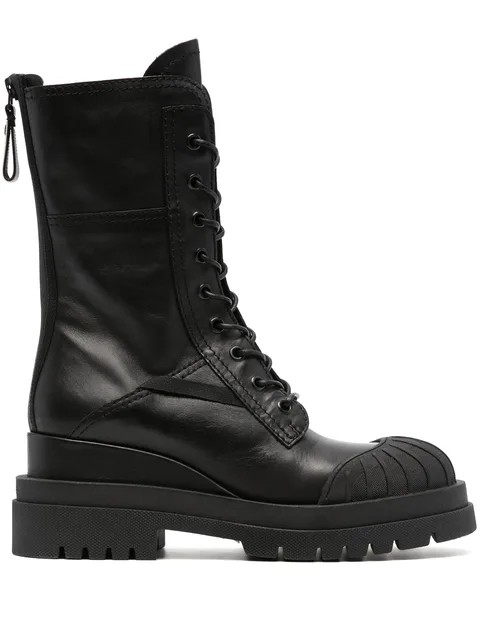 Yukon lace-up leather boots