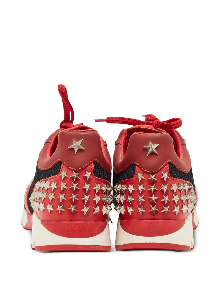 studded lace-up sneakers 3