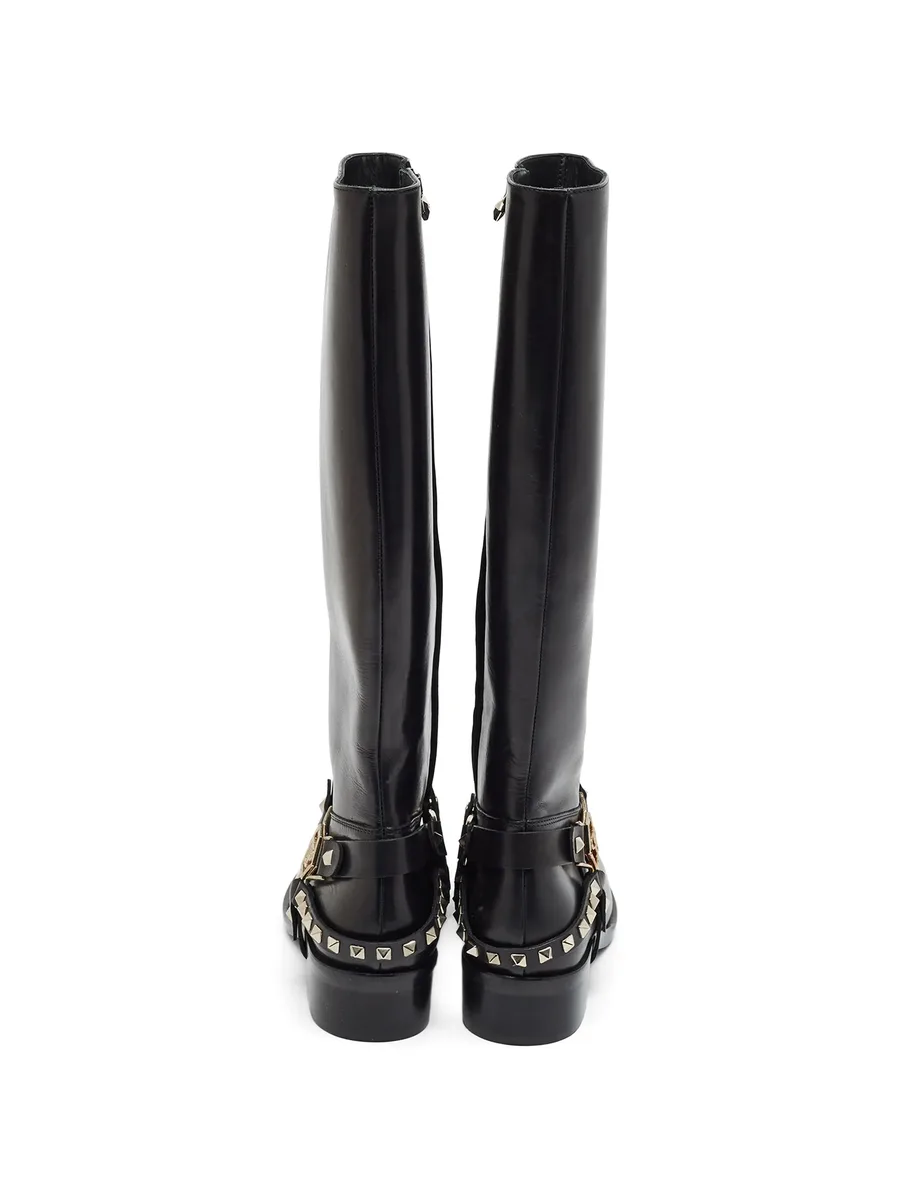 Kingdom studded knee-length boots 5