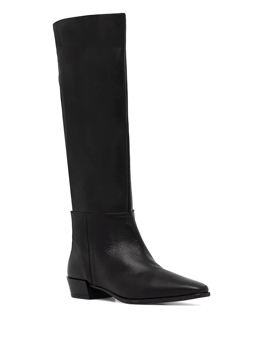 pointed-toe knee-high boots 4