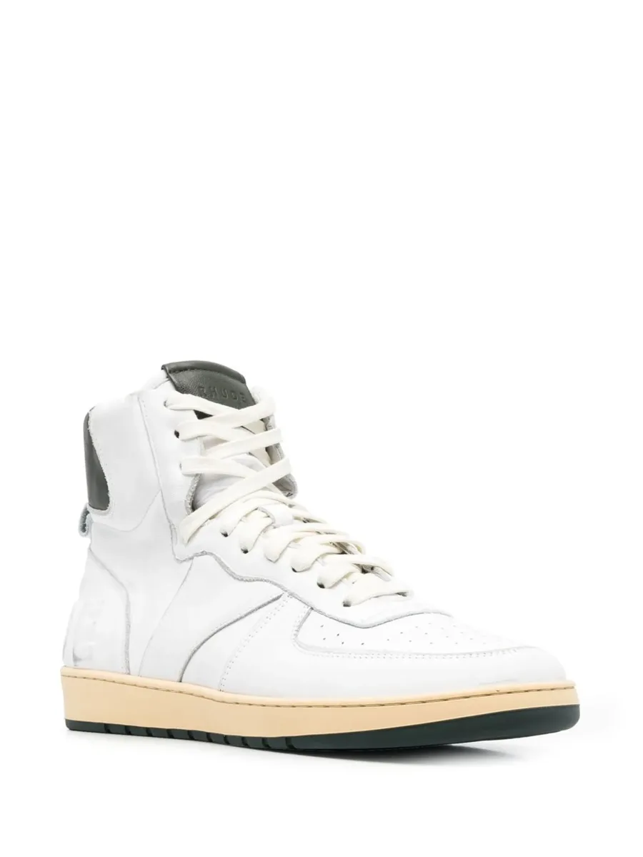 high-top leather sneakers 3