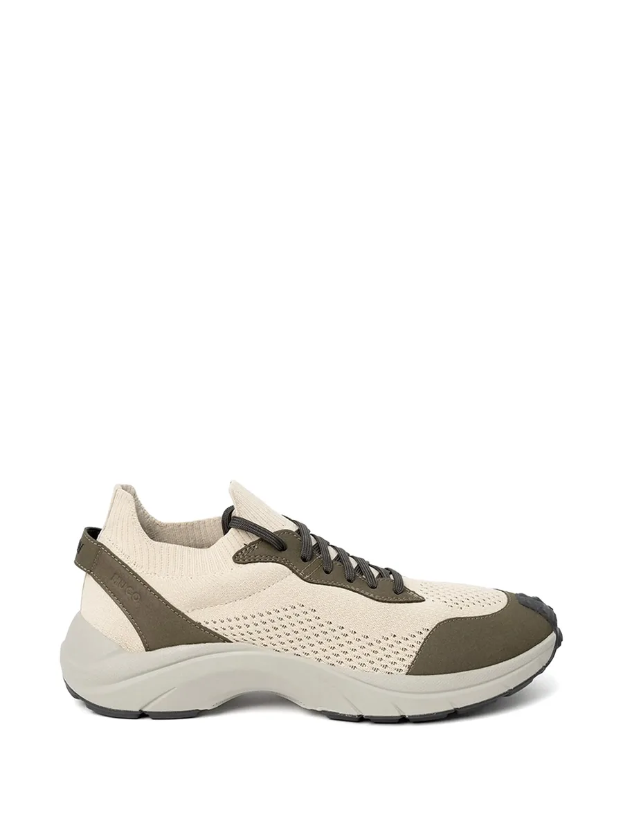 panelled mesh sneakers 2