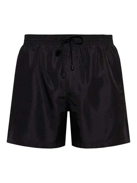 logo-appliqué swim shorts