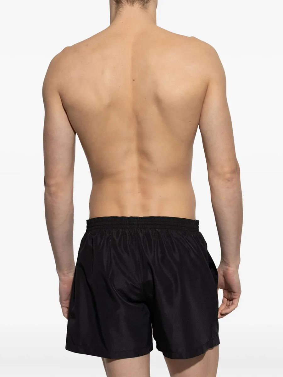 logo-appliqué swim shorts 6