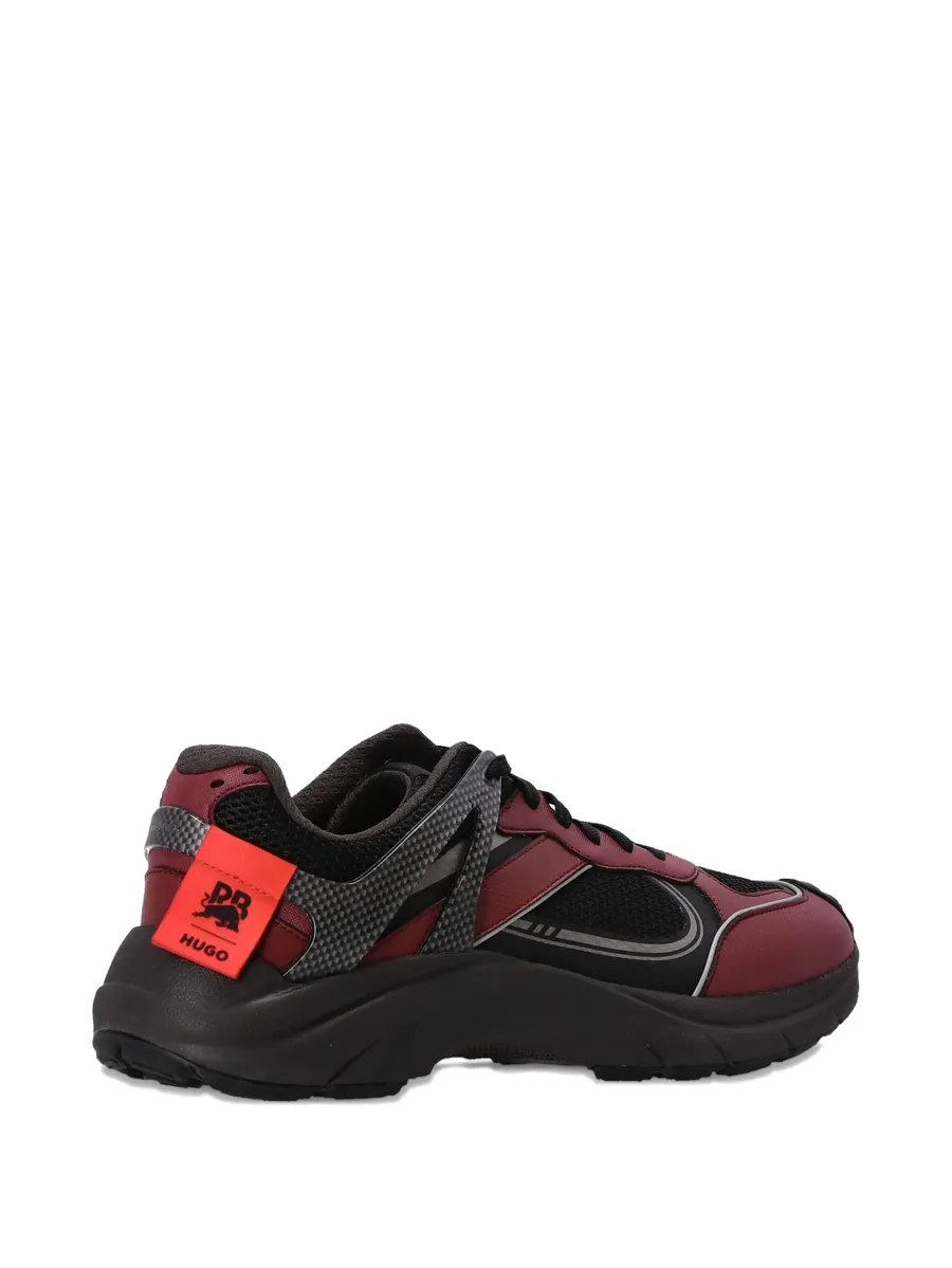 lace-up panelled sneakers 10